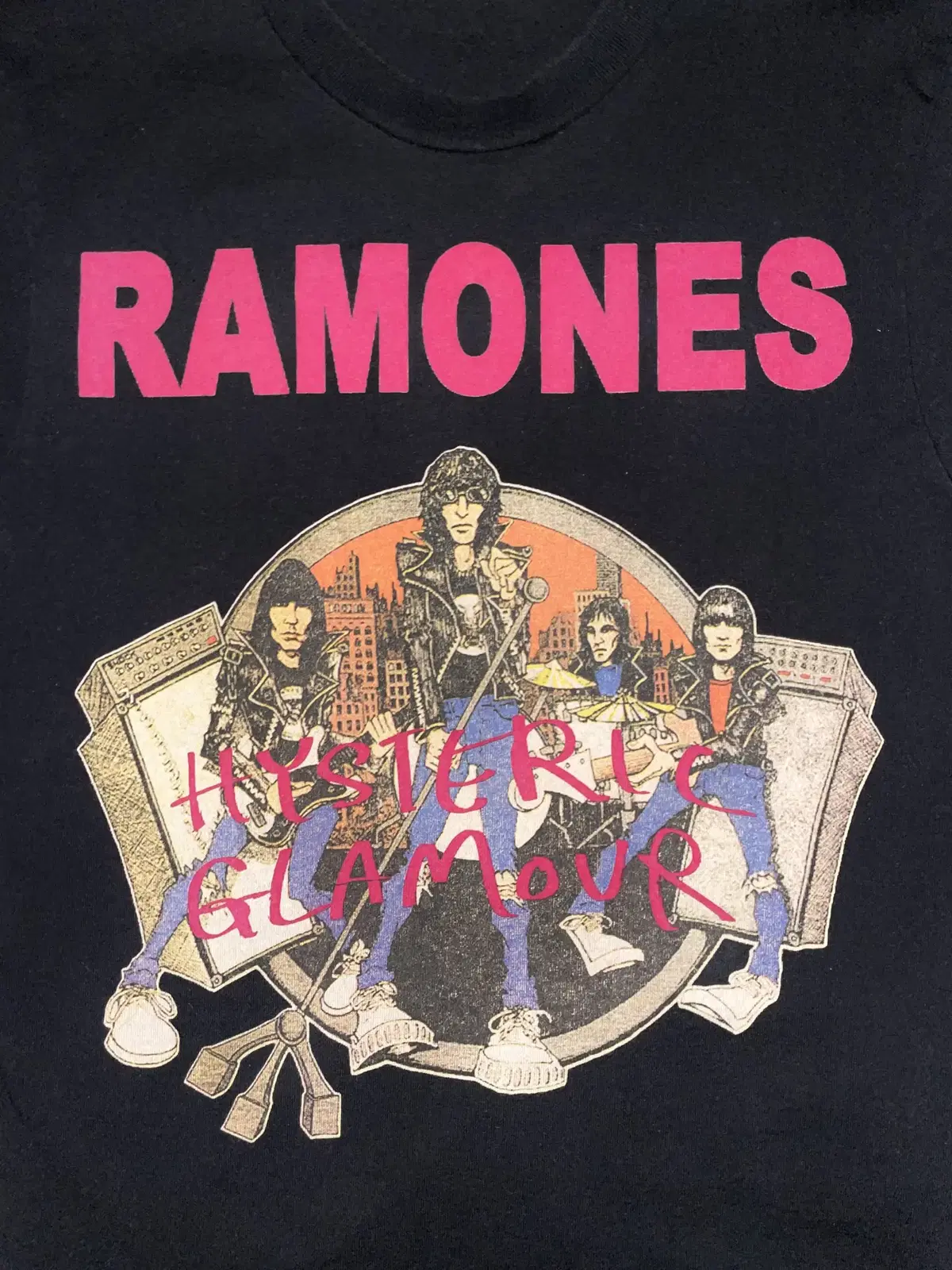 히스테릭 글래머 x Ramones 반팔 티셔츠